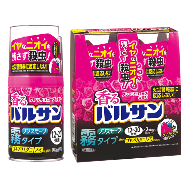 香るバルサン フレッシュローズの香り 12-20畳用