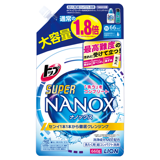 トップ スーパーNANOX(ナノックス) つめかえ用大660g