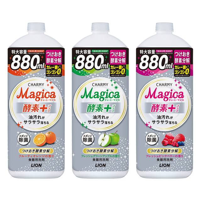 CHARMY Magica 酵素+(プラス) つめかえ用大型サイズ880ml