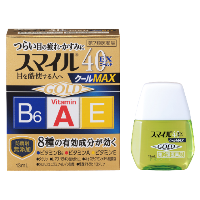 スマイル40ex ゴールドクールmax 目薬 アイケア ライオン株式会社